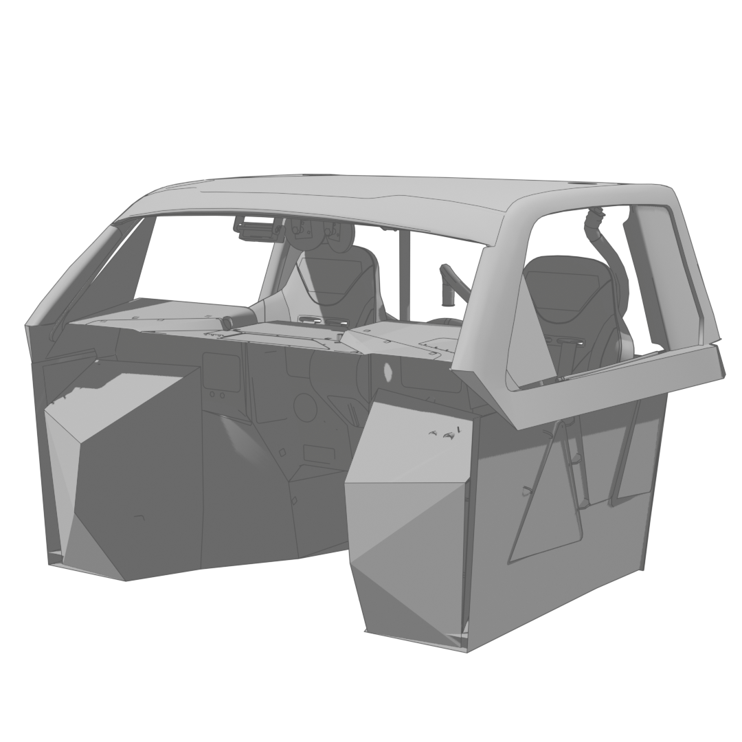 Class 6100 Truck Interior Front