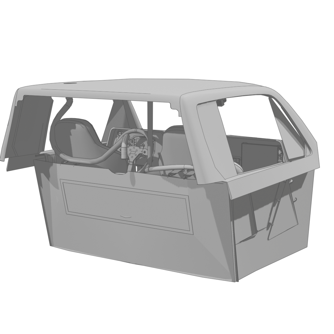 Class 6100 Truck Interior Rear
