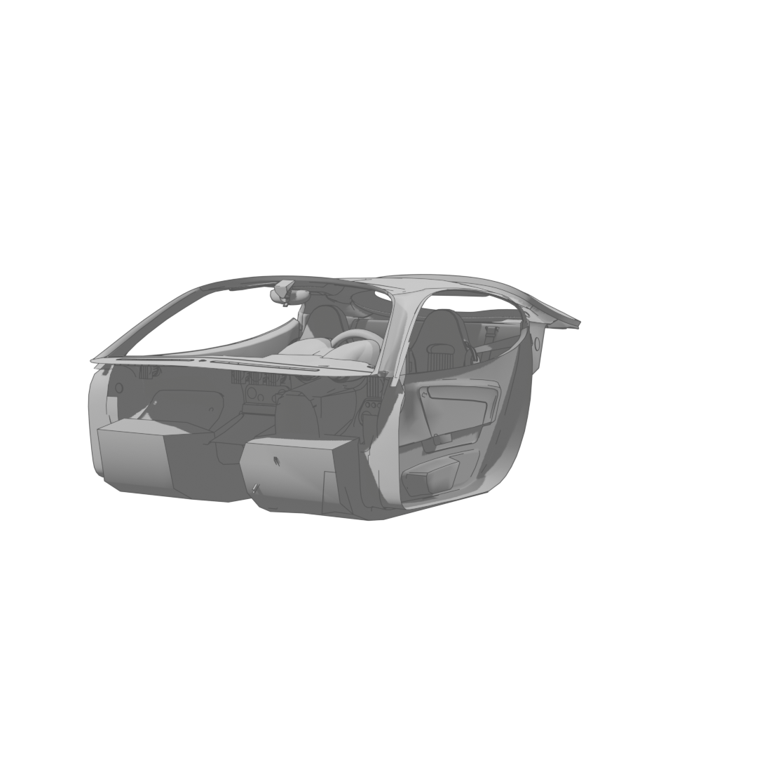 8C Interior Front