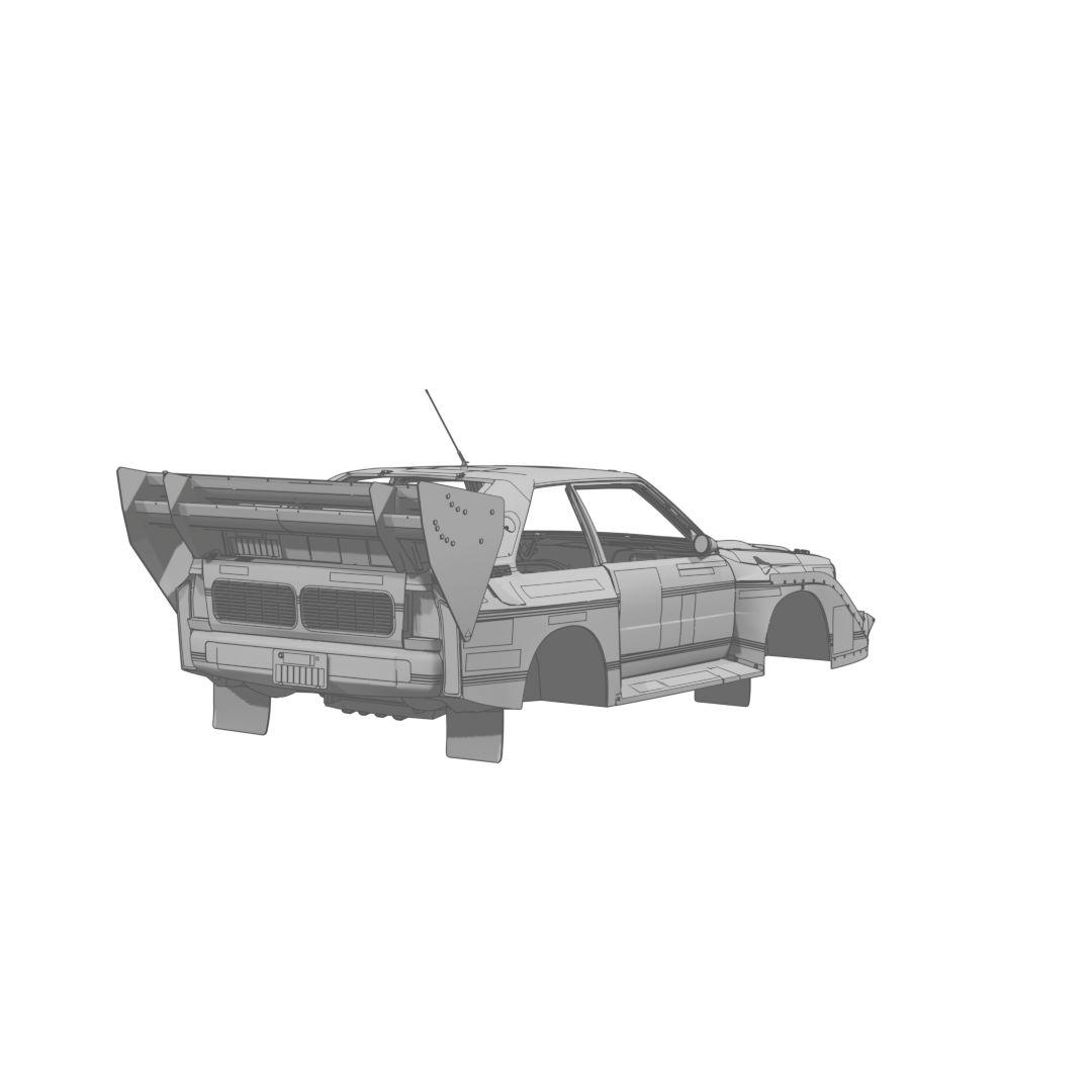 Sport Quattro S1 Body Rear