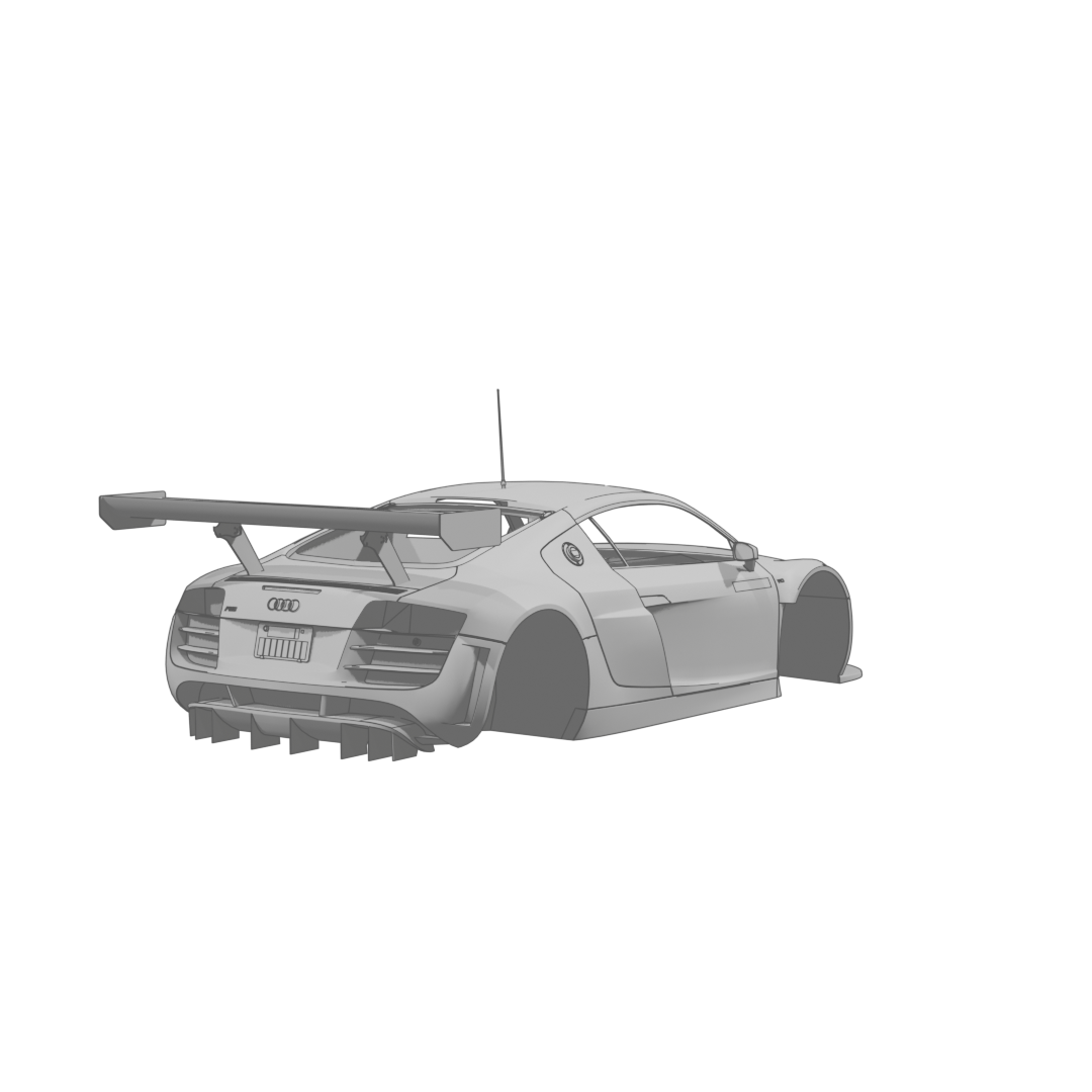R8 LMS Body Rear