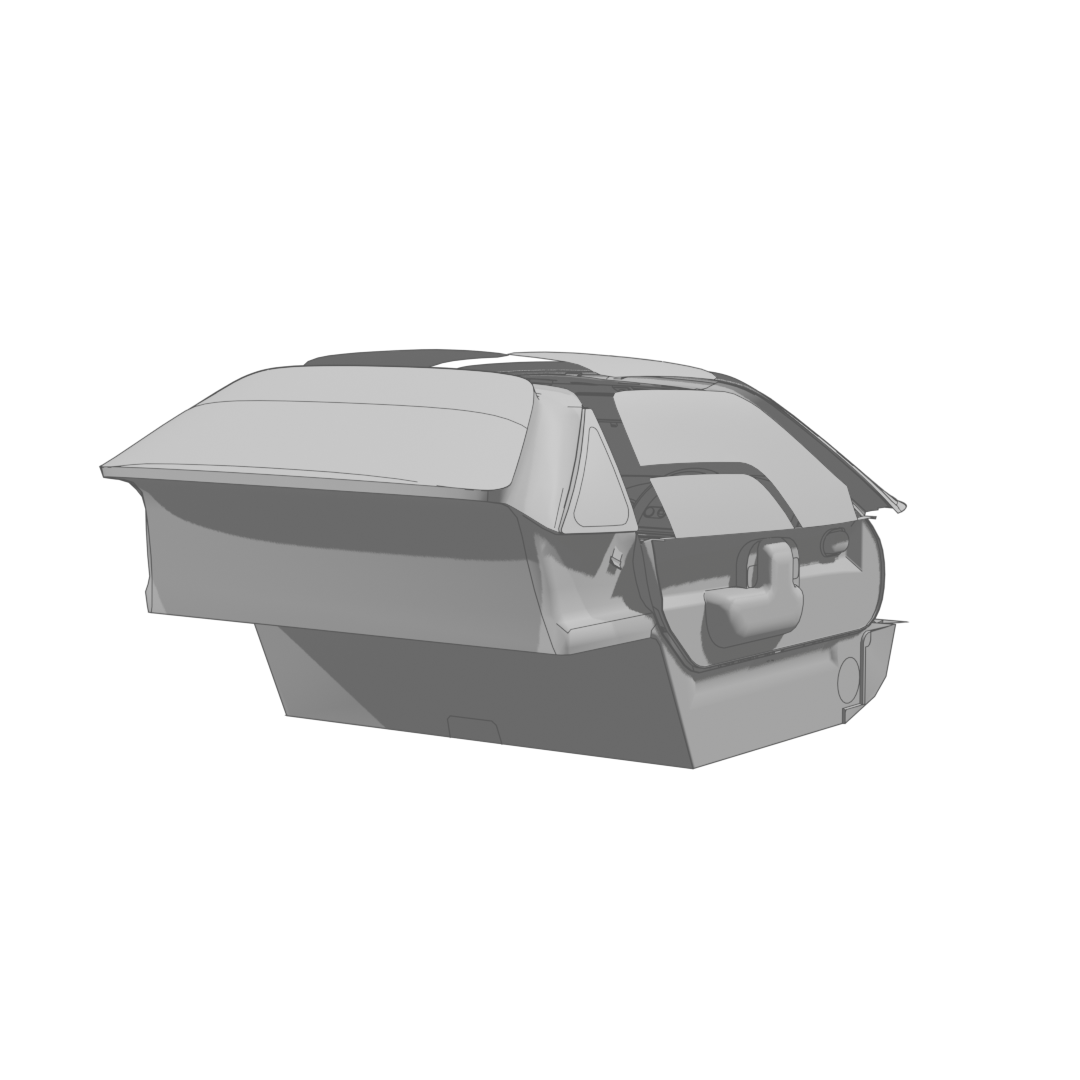 AZ-1 Interior Rear