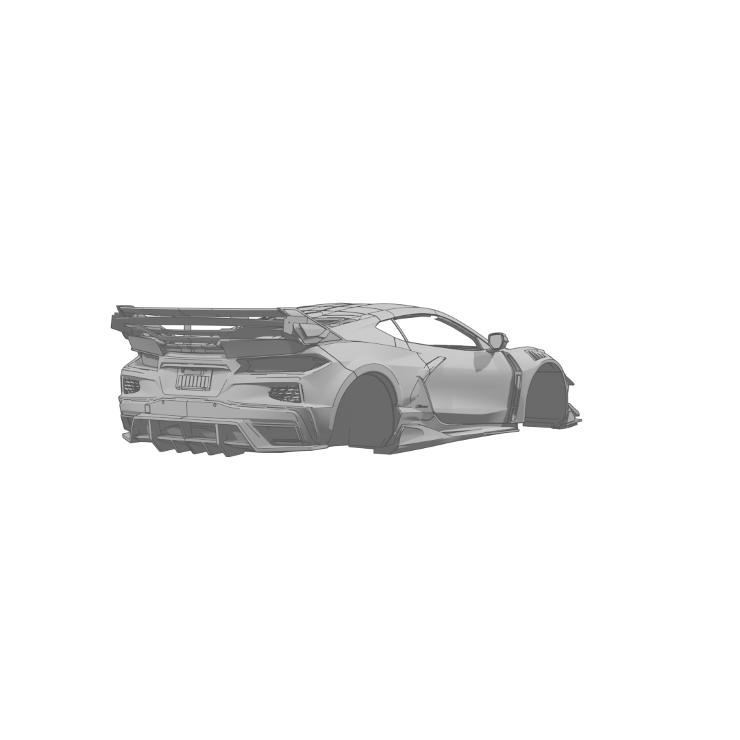 Corvette E-Ray Body Rear