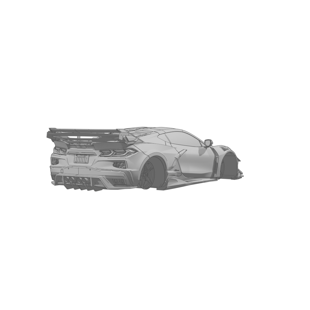 Corvette E-Ray Rear