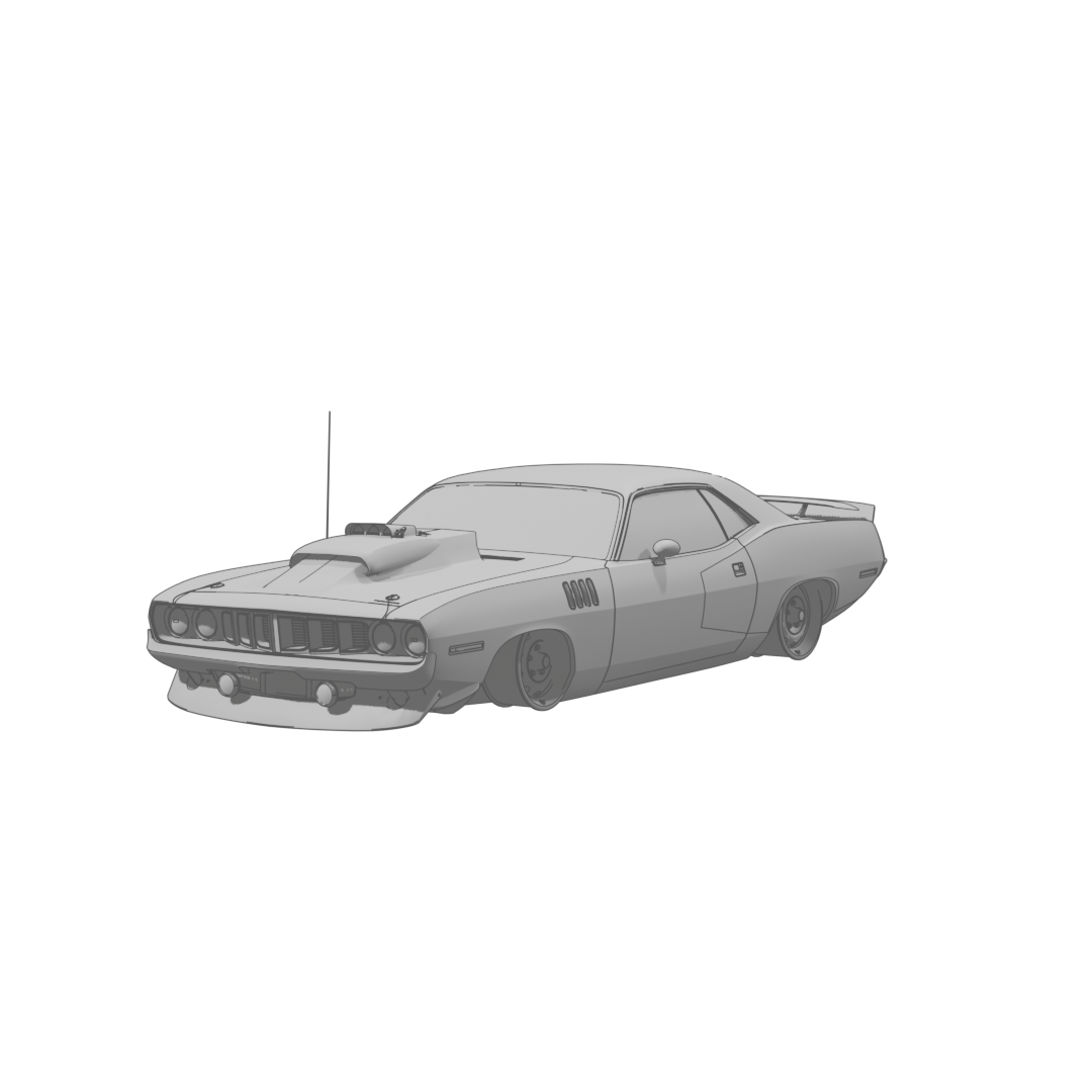 Cuda 426 Hemi Front