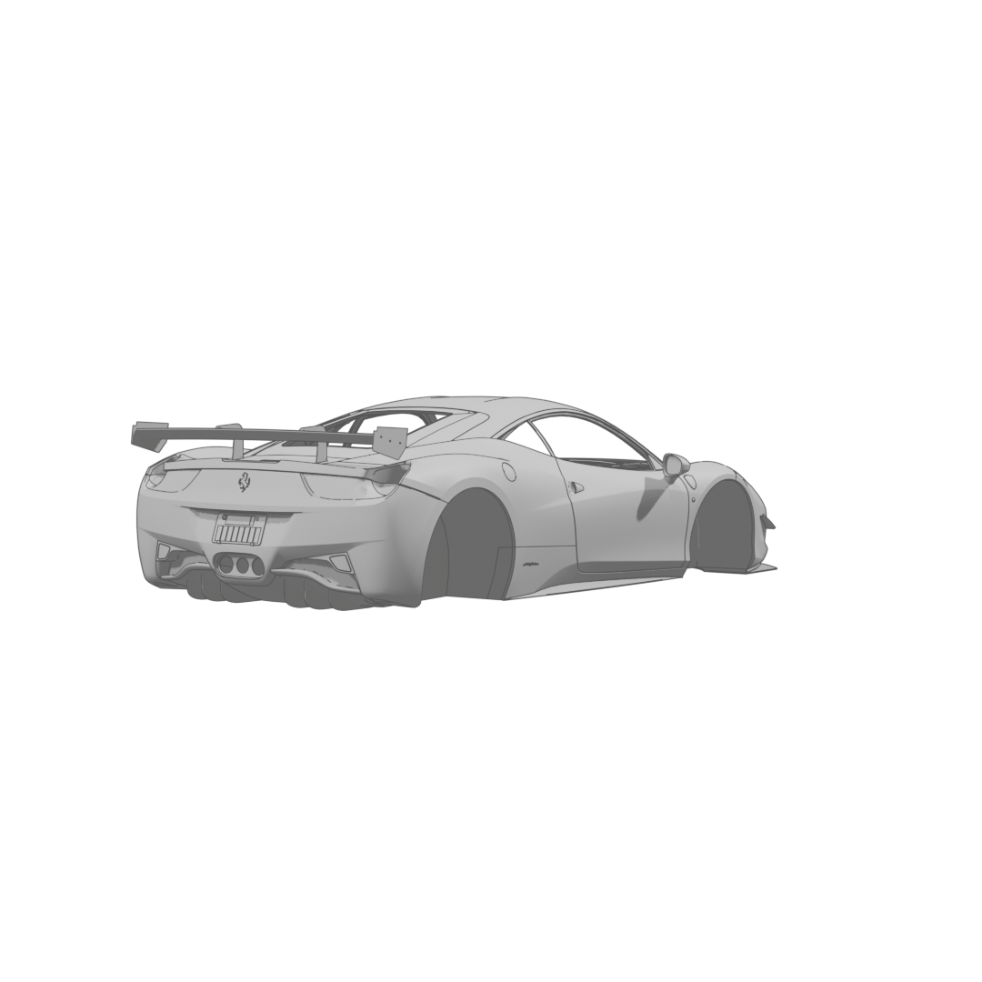 F458 Italia Body Rear