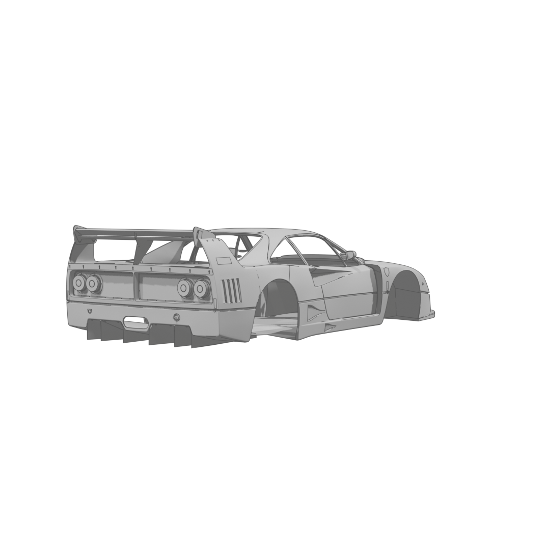 F40 Competizione Body Rear