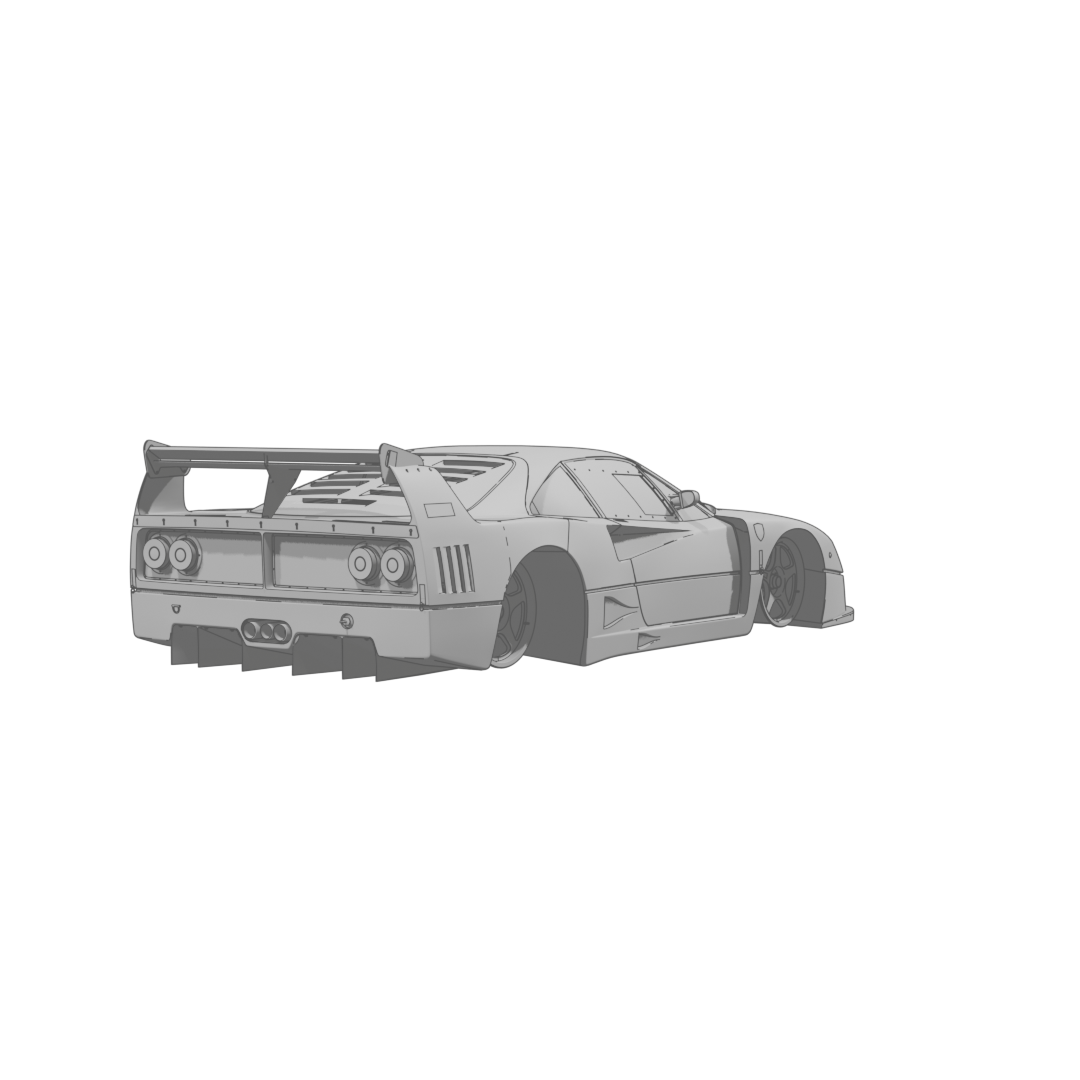 F40 Competizione Rear