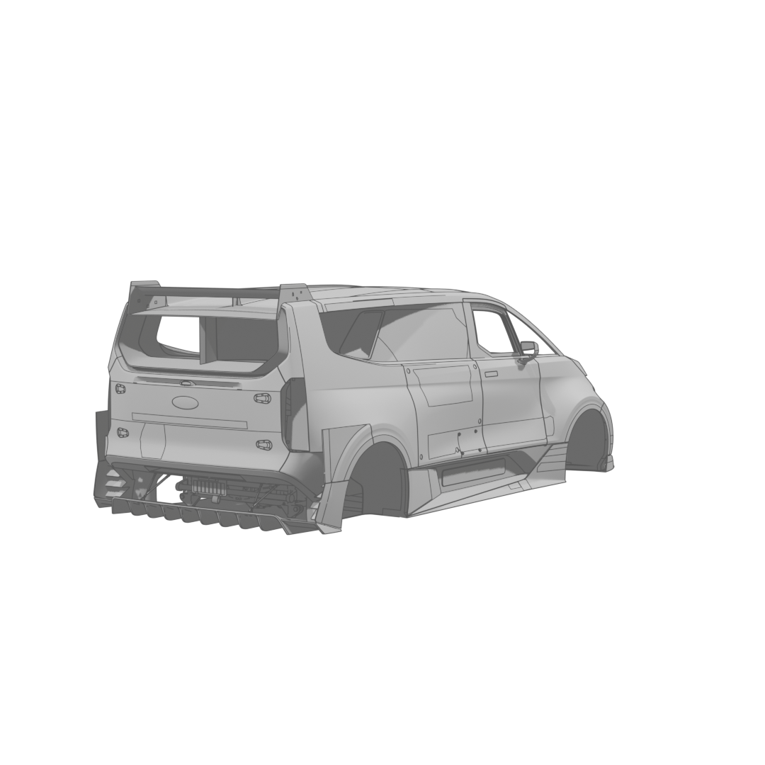 Electric Supervan Body Rear