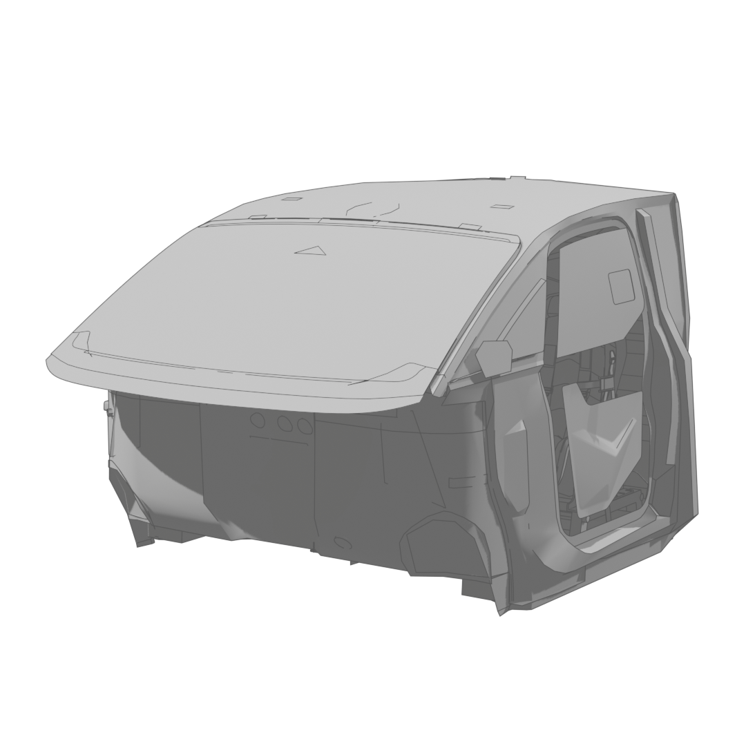 Electric Supervan Interior Front