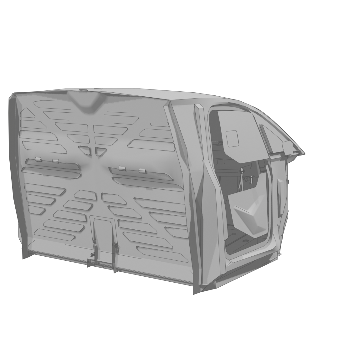 Electric Supervan Interior Rear