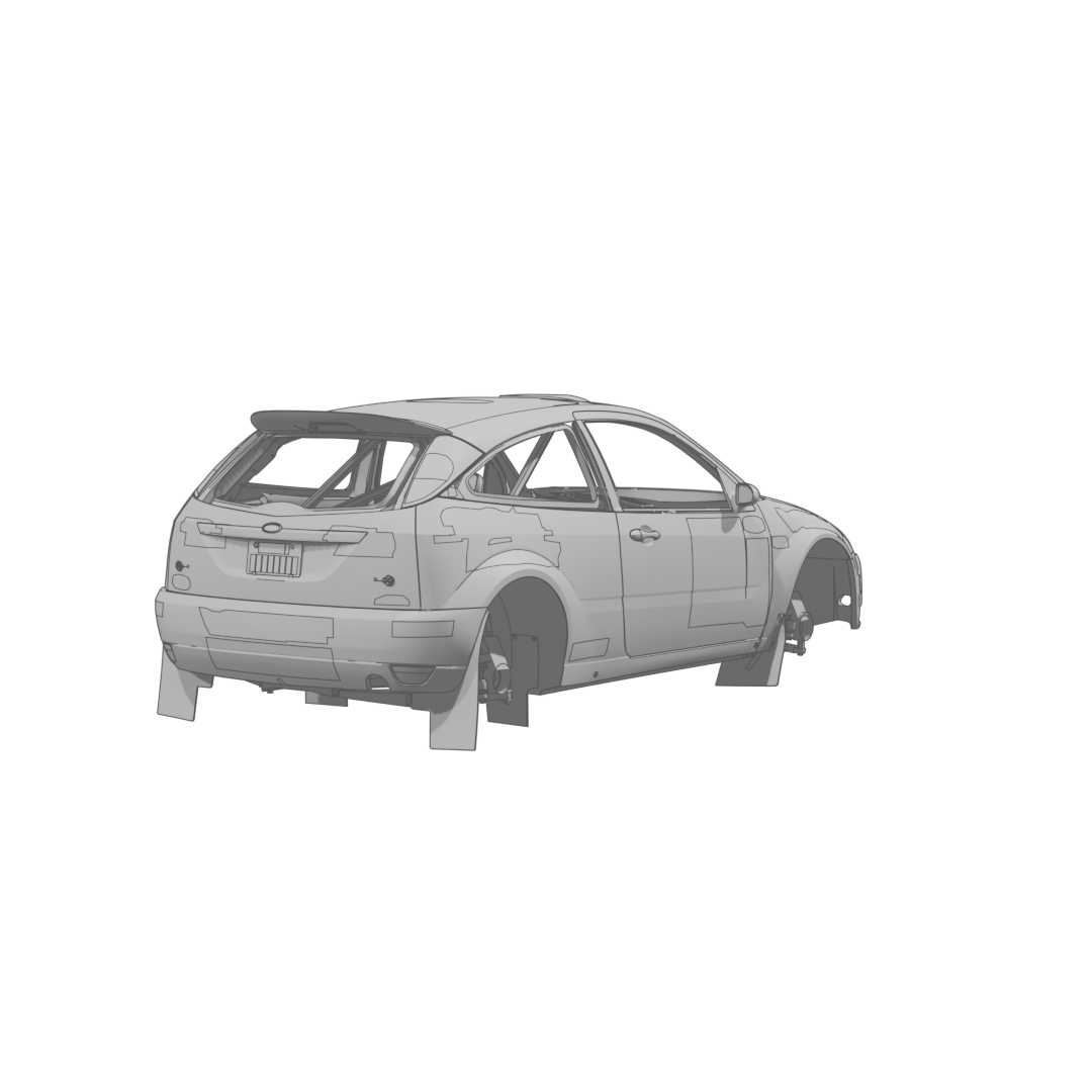 Focus WRC Body Rear
