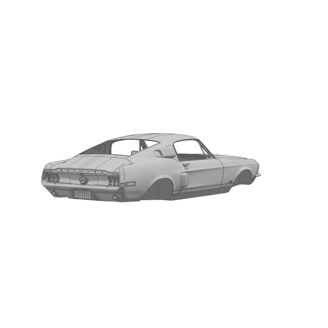 Mustang GT 390 FE Body Rear