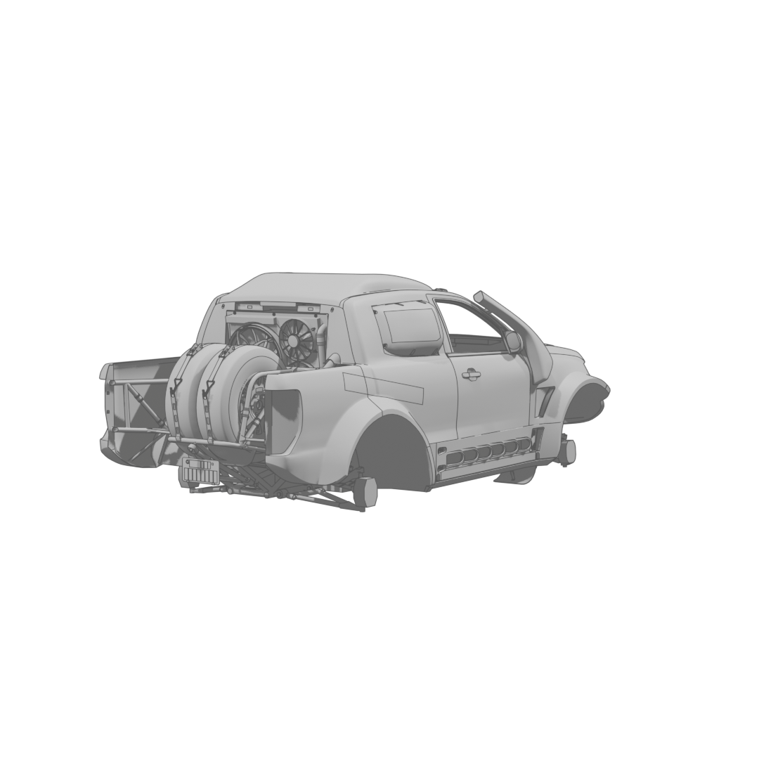 Ranger T6 Rally Raid Body Rear