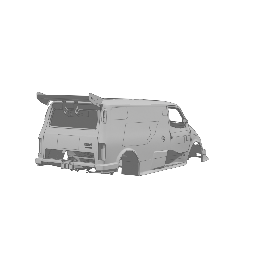 Supervan 3 Body Rear