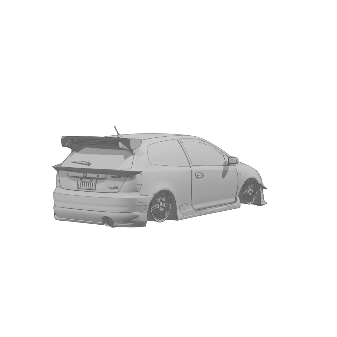 Civic R Rear