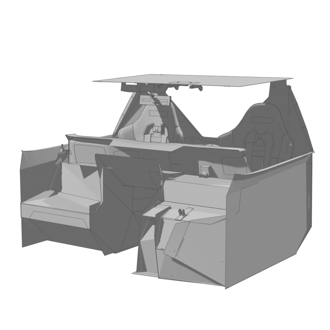 Trophy Truck Interior Front
