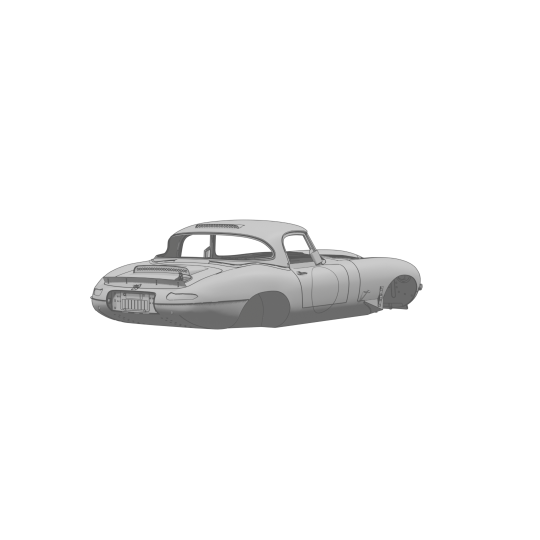 E-Type Lightweight Body Rear