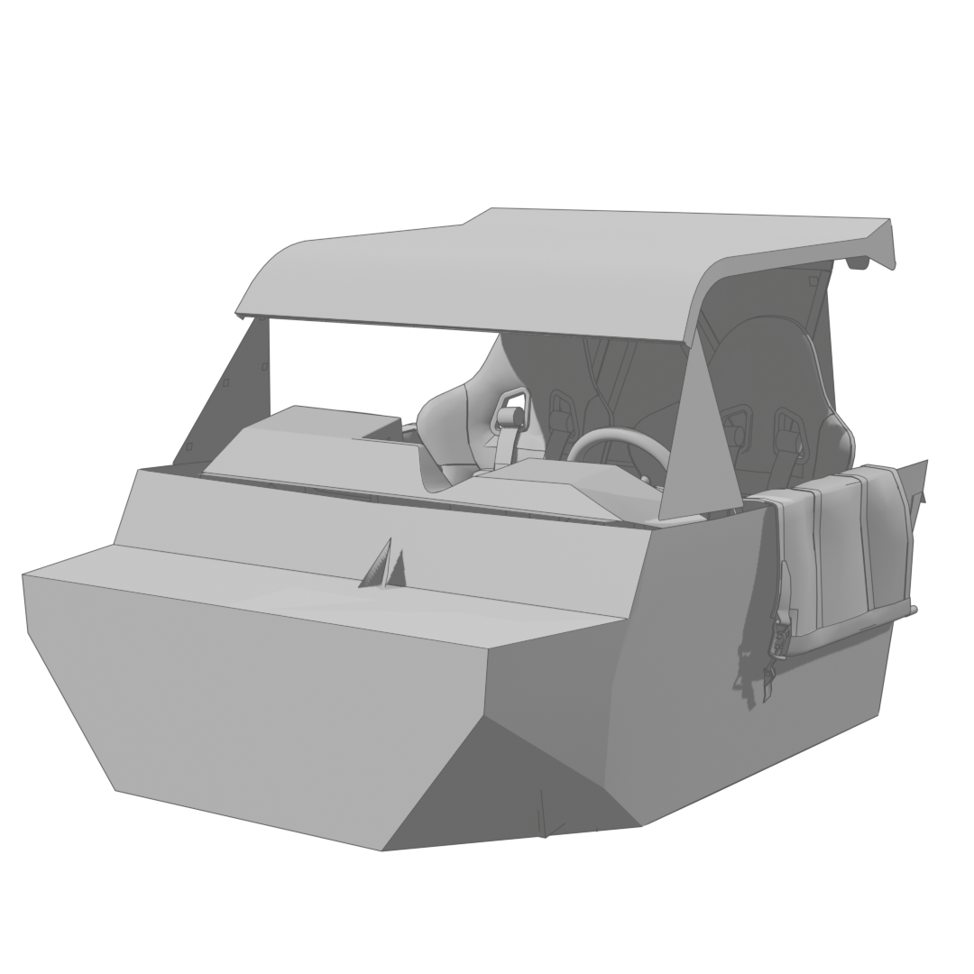 Trophy Truck Interior Front