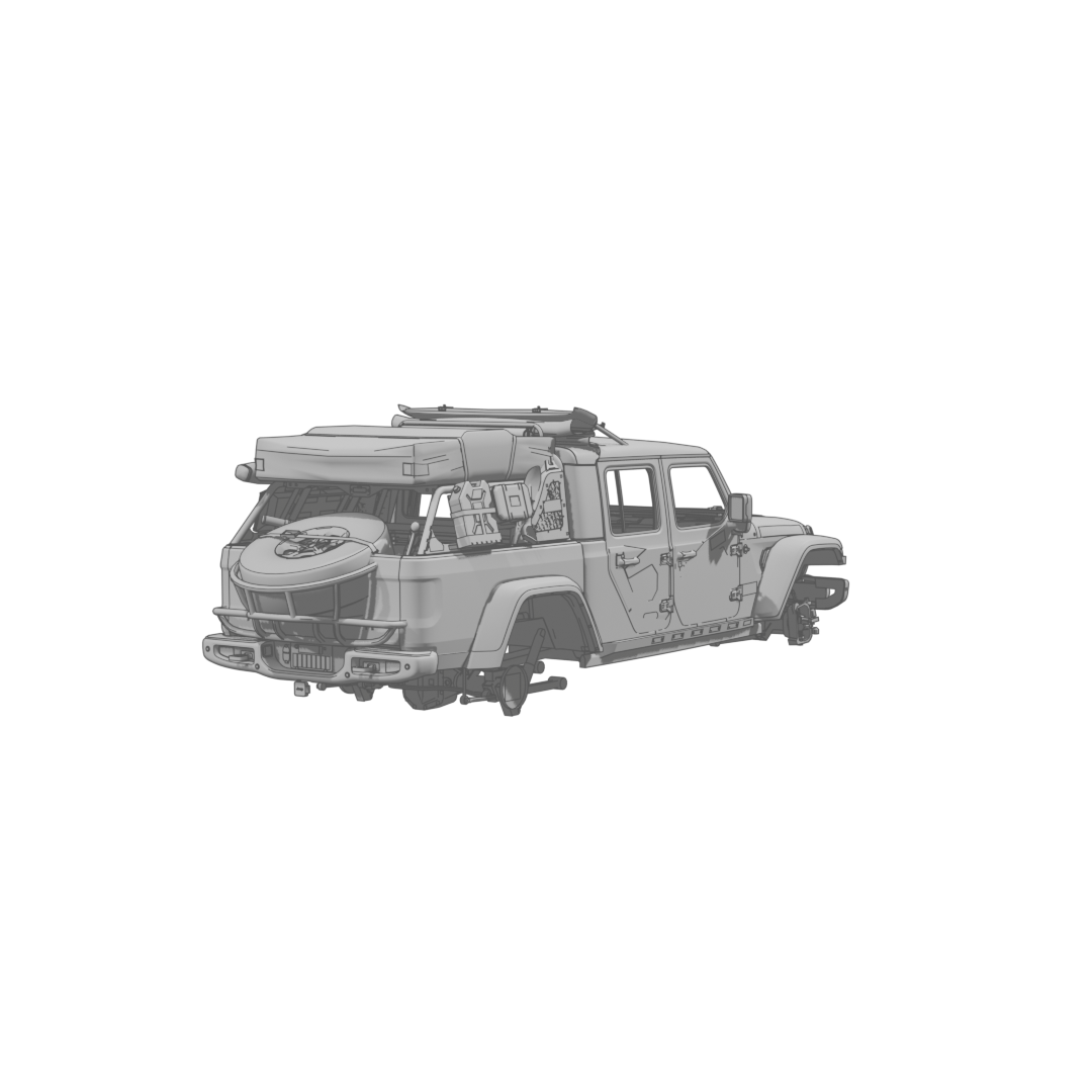 Gladiator Rubicon Body Rear