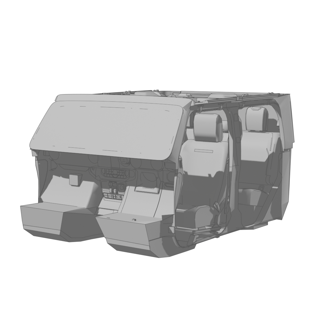 Gladiator Rubicon Interior Front