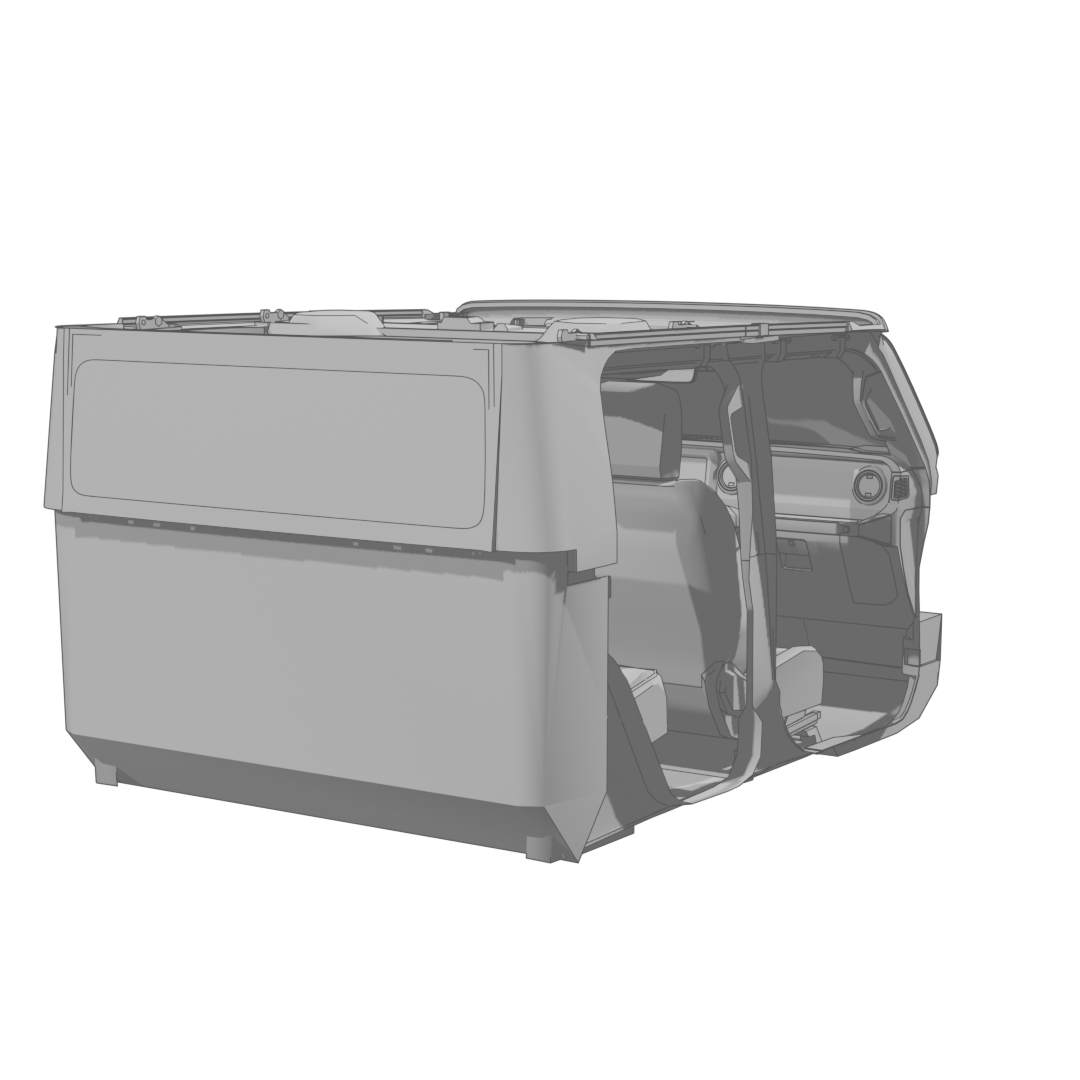 Gladiator Rubicon Interior Rear