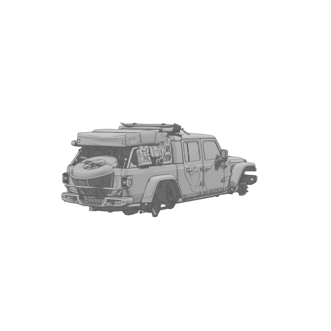 Gladiator Rubicon Rear