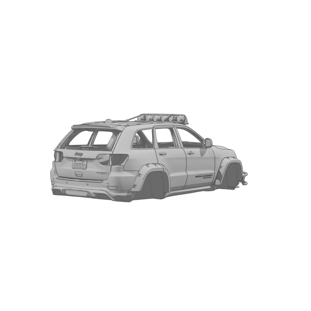 Grand Cherokee Trackhawk Body Rear