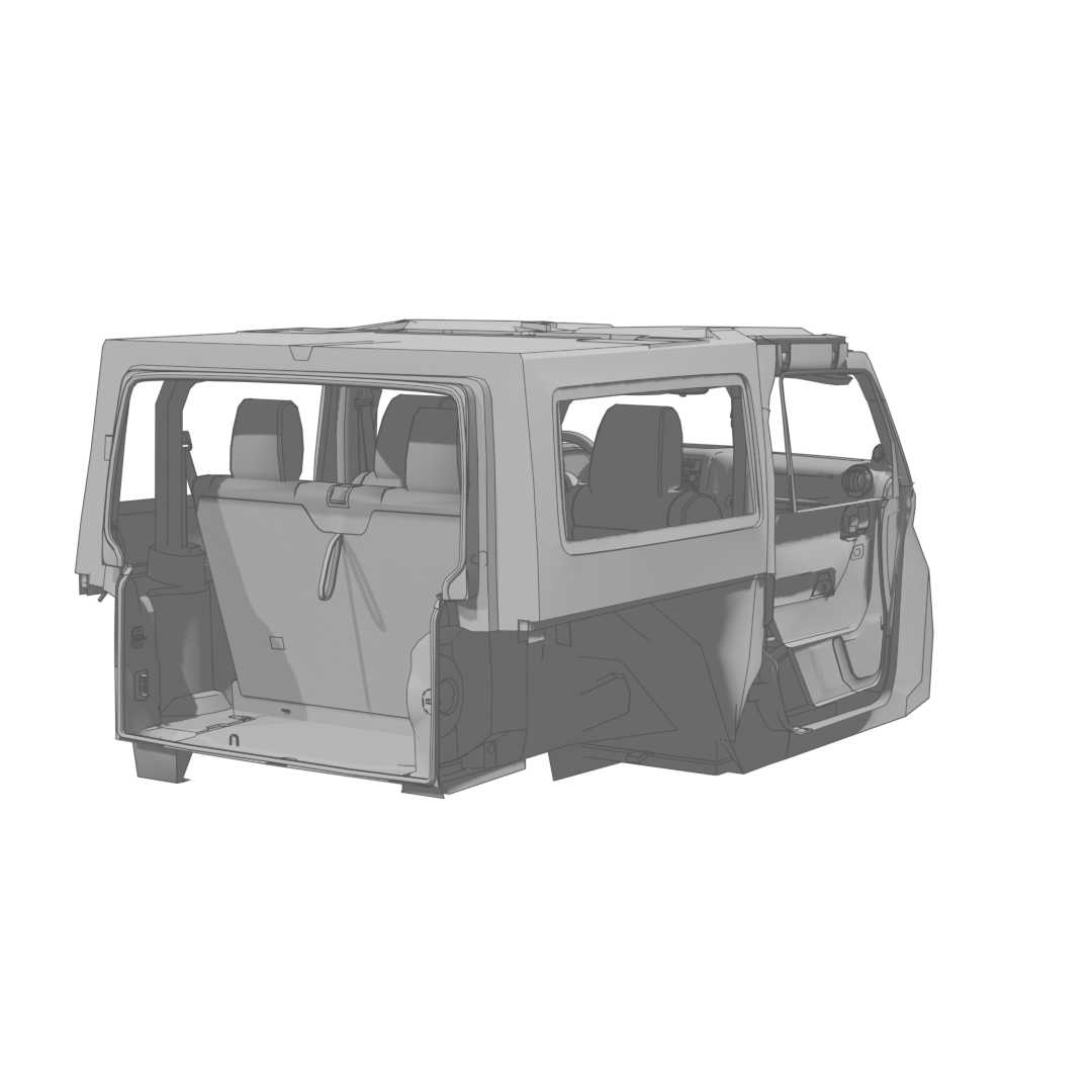 Wrangler Rubicon Interior Rear