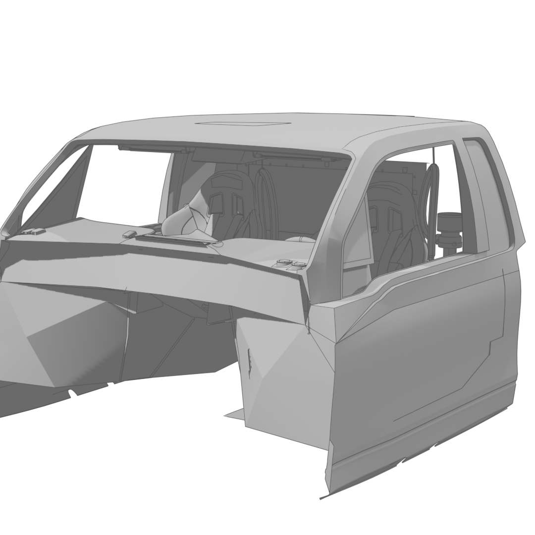 Trophy Truck Interior Front