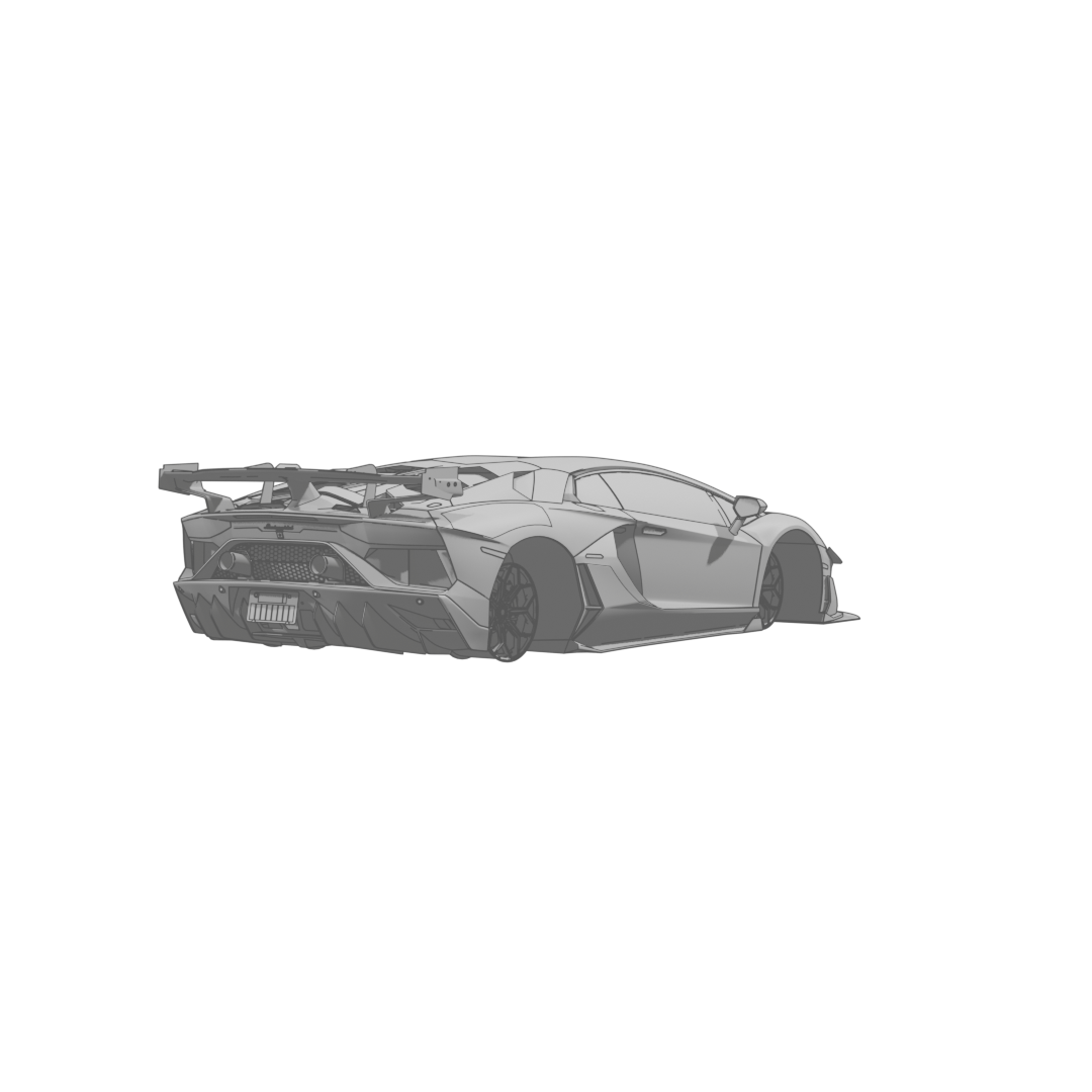 Aventador SVJ Rear