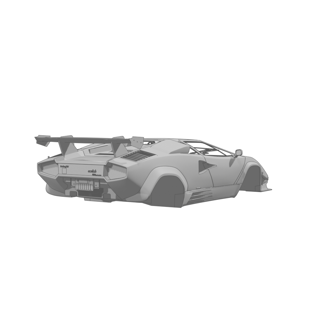 Countach Body Rear