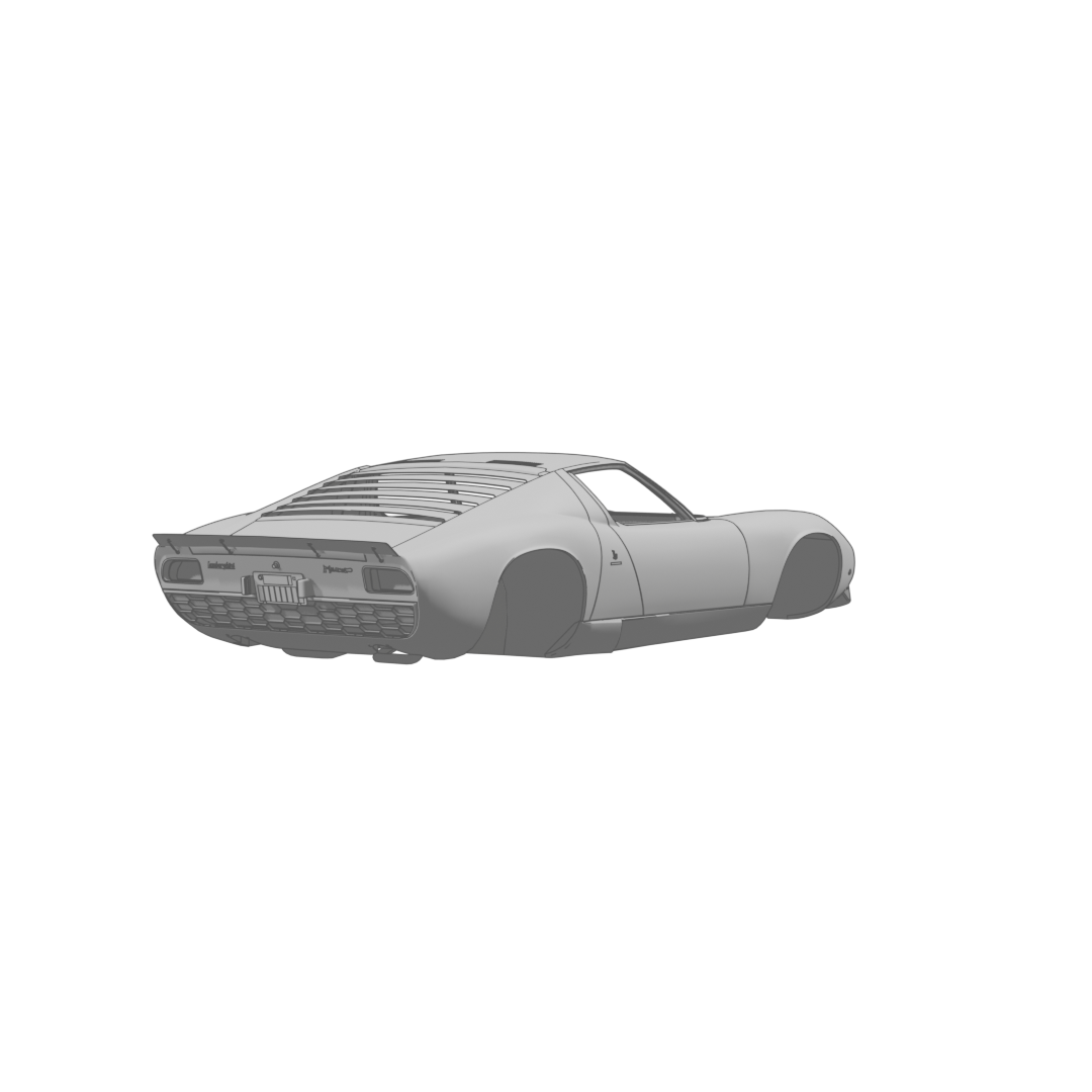 Lamborghini Miura P400 rear