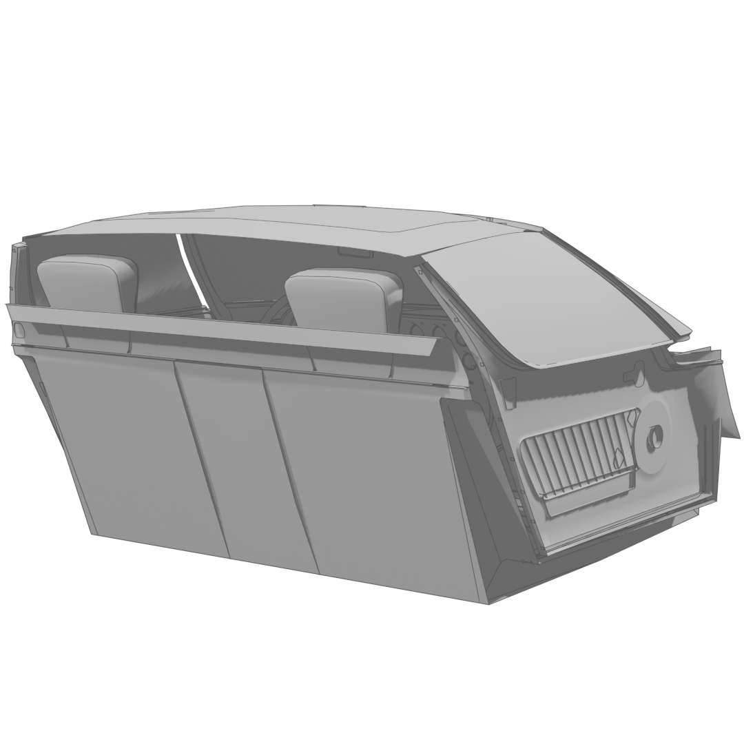 Miura P400 Interior Rear
