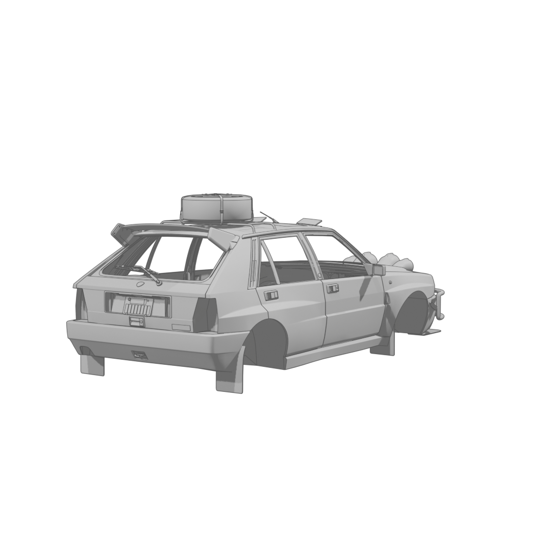 Delta HF Integrale Body Rear