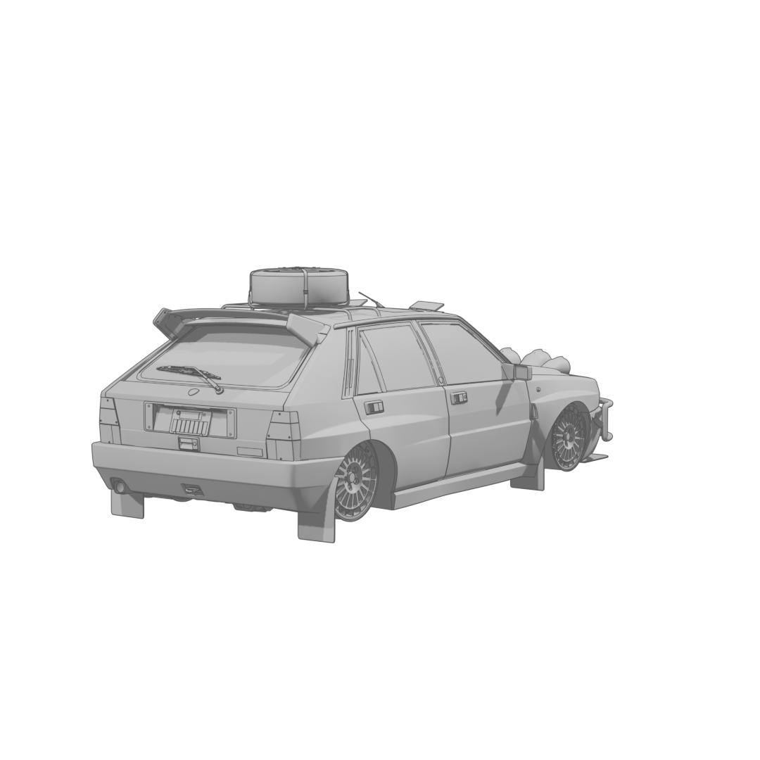 Delta HF Integrale Rear
