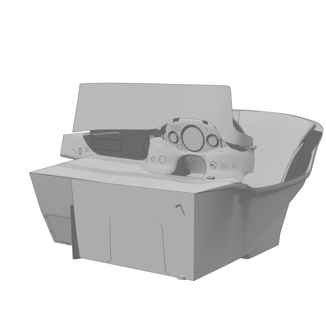 300 SLR Interior Front