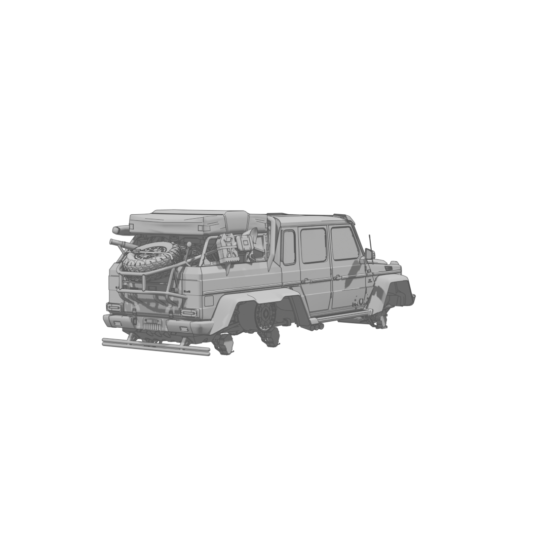 G 63 AMG 6x6 Rear
