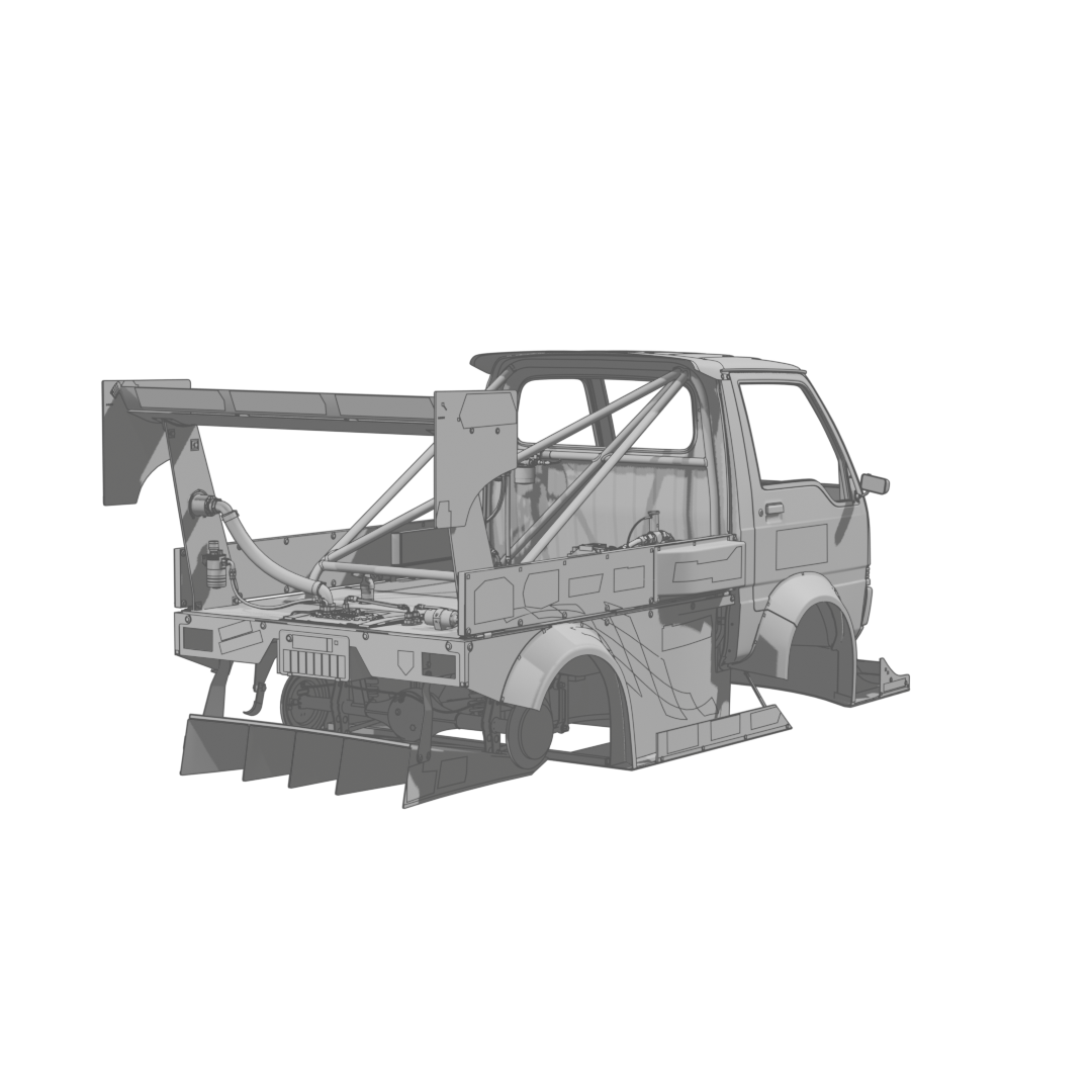 Minicab Body Rear