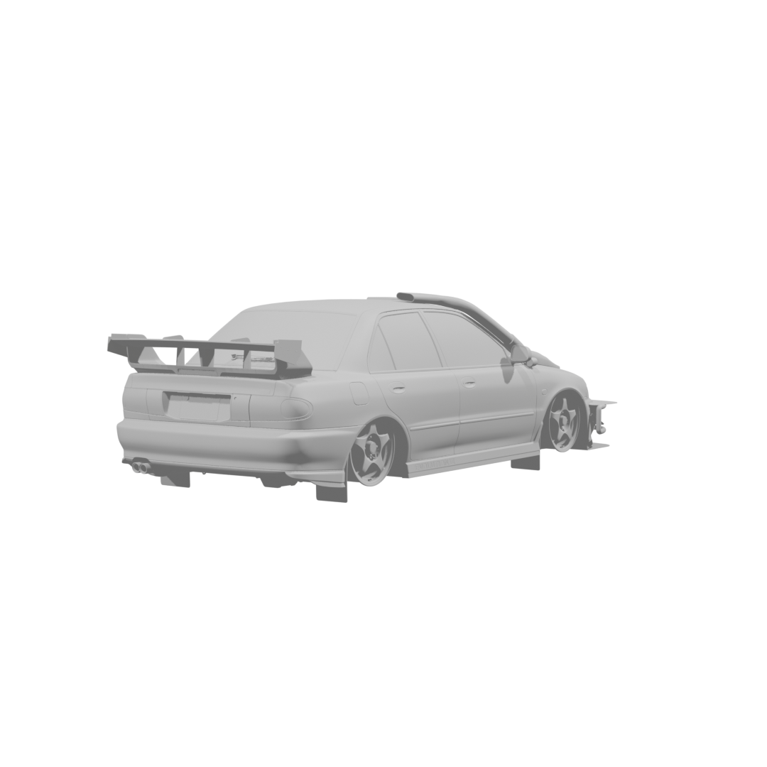 Lancer Evo III Rear