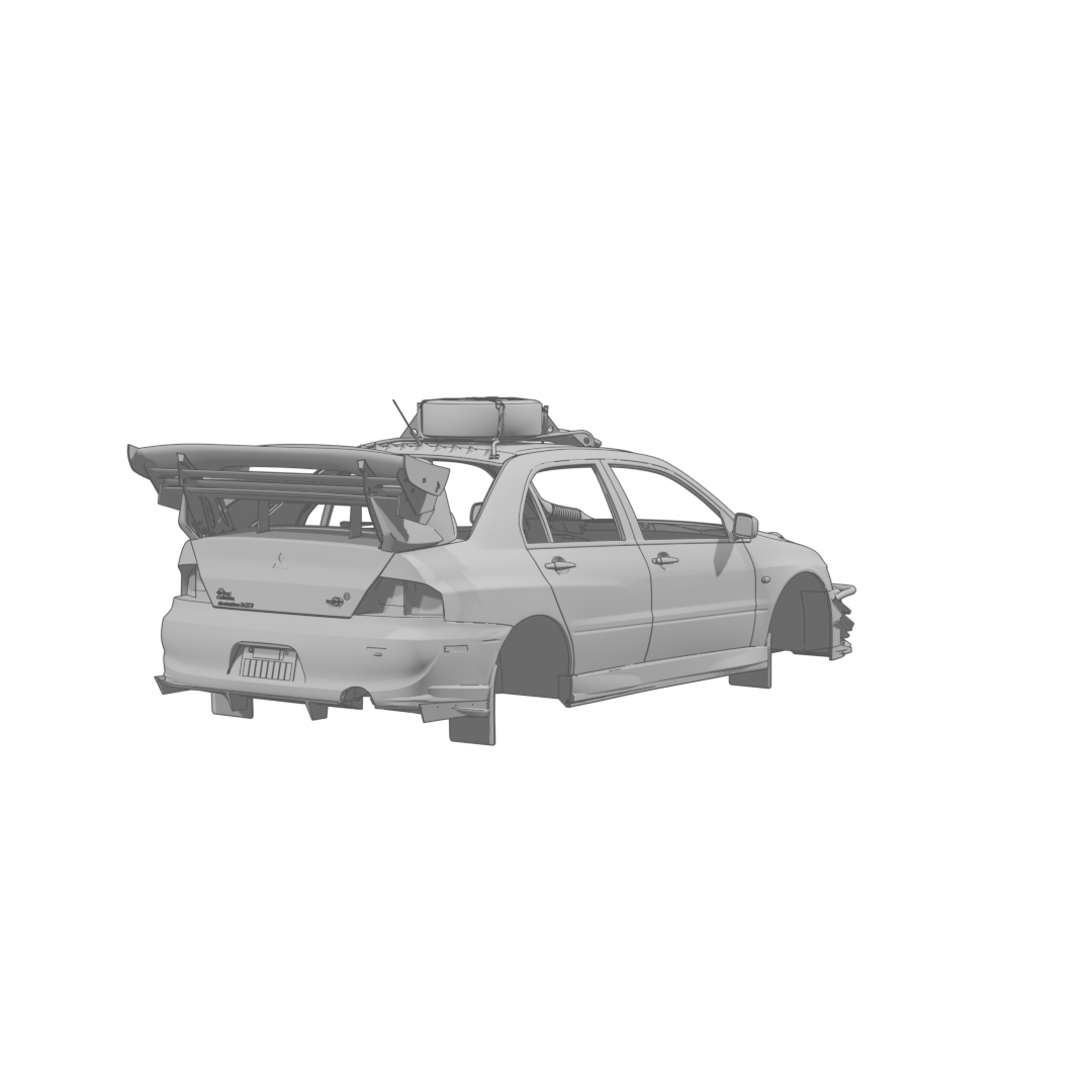 Lancer Evo IX MR Body Rear