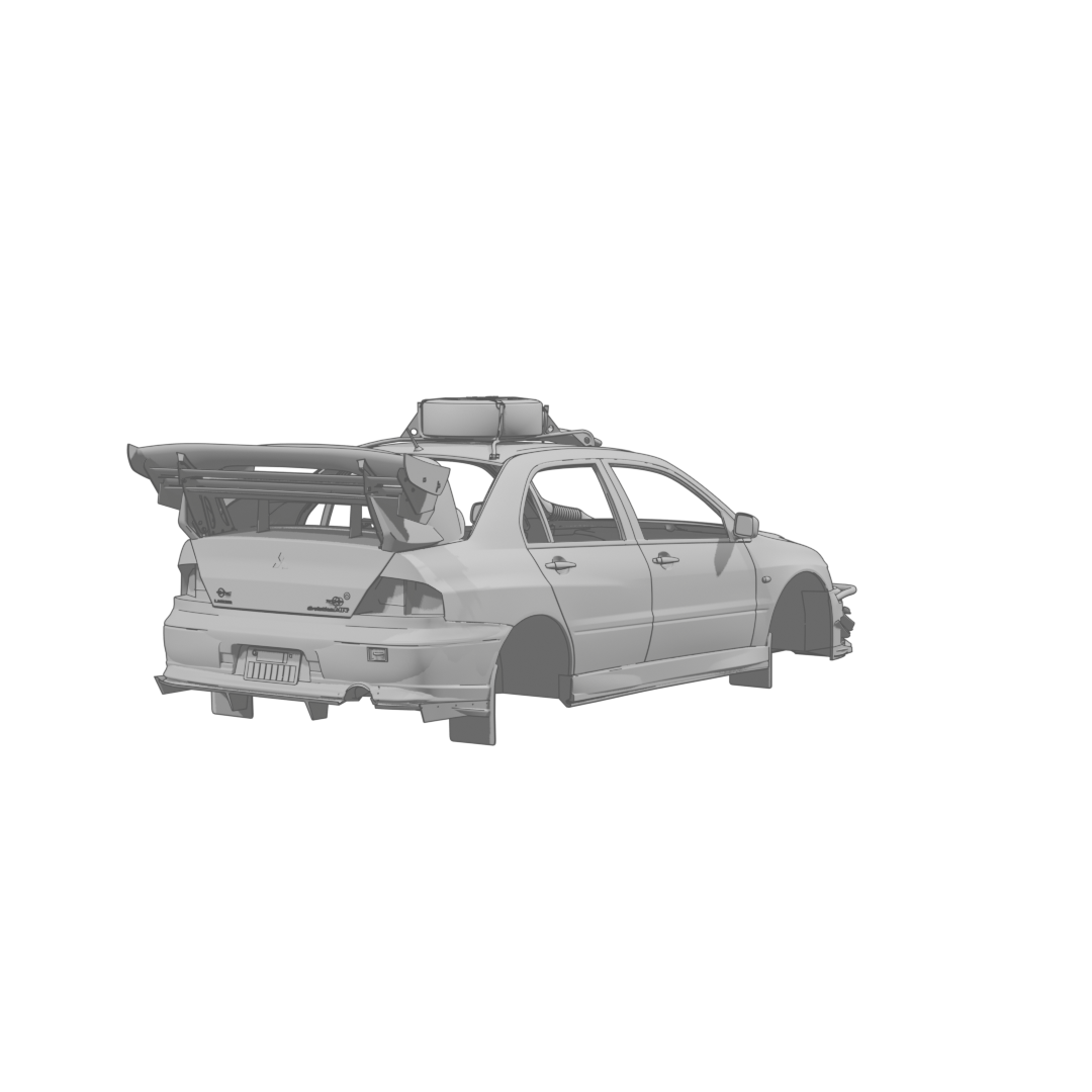 Lancer Evo VIII MR Body Rear