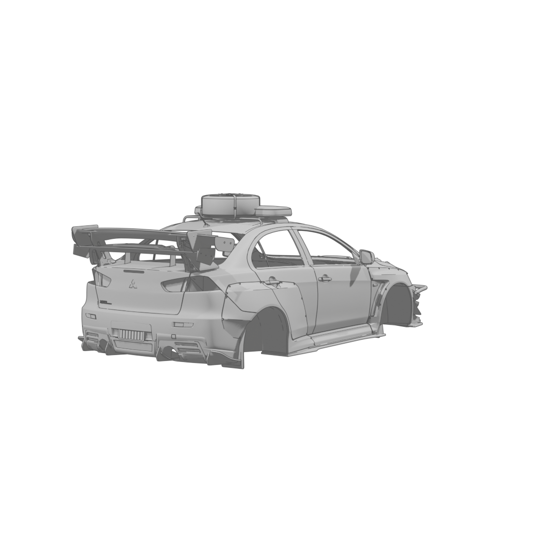 Lancer Evo X GSR Body Rear