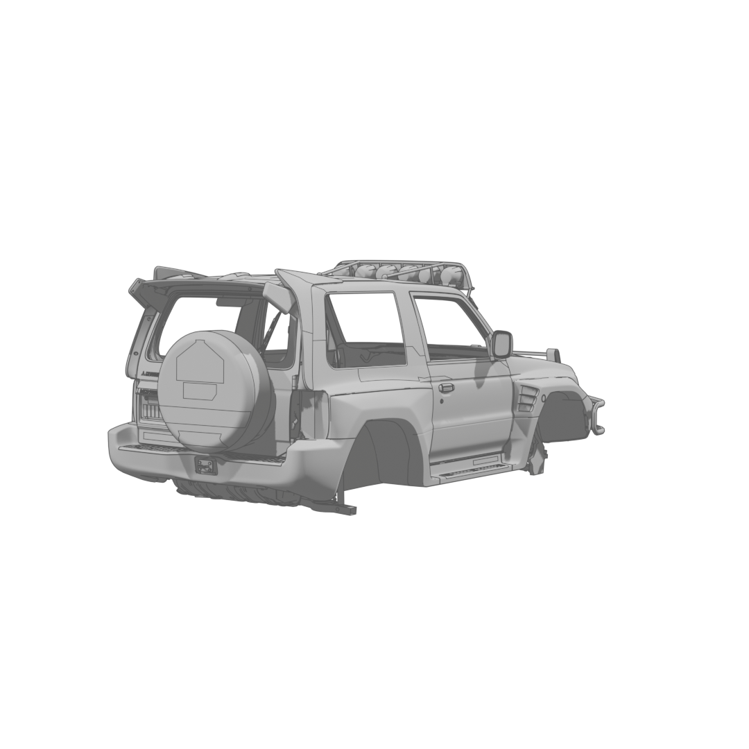 Pajero Evo Body Rear