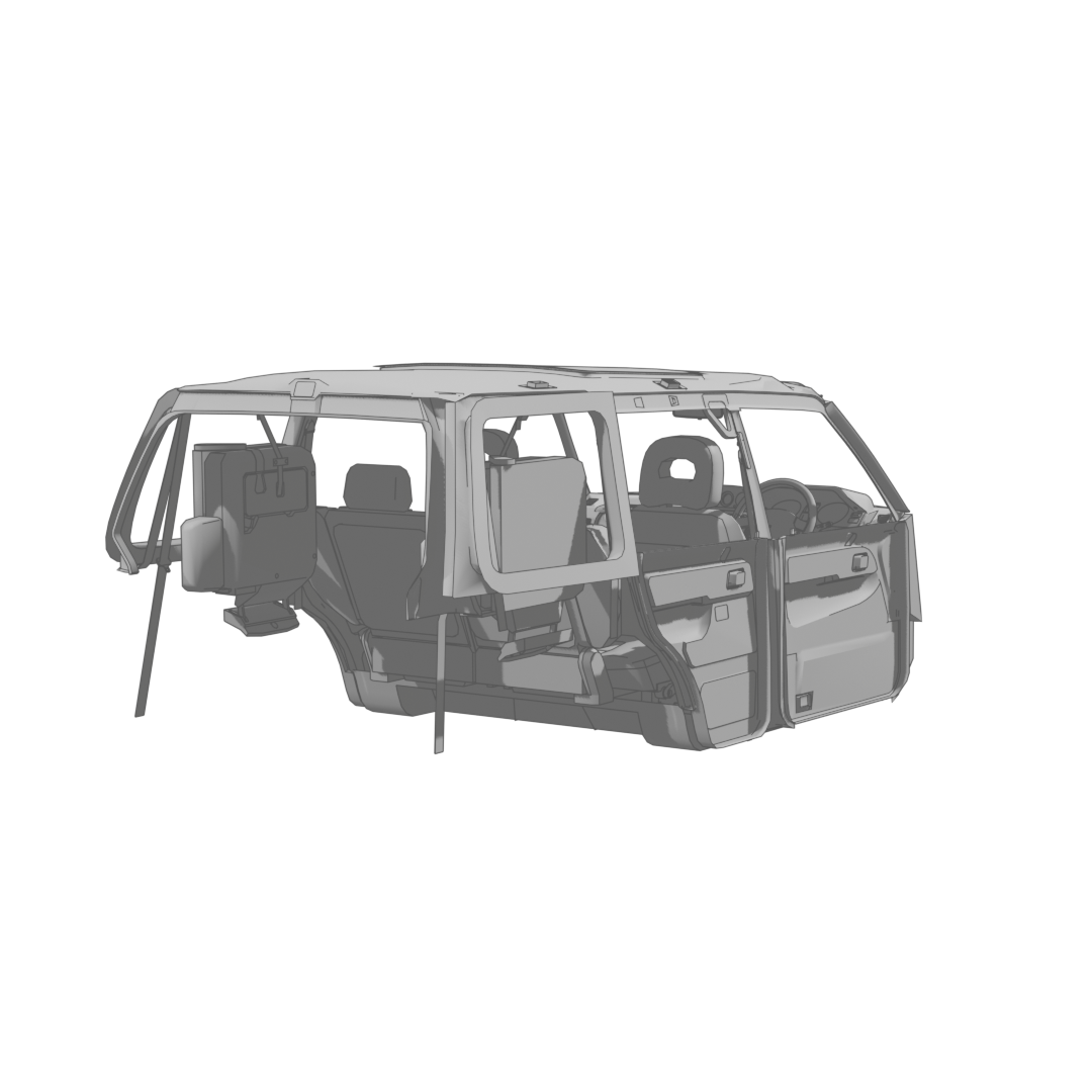 Pajero Interior Rear