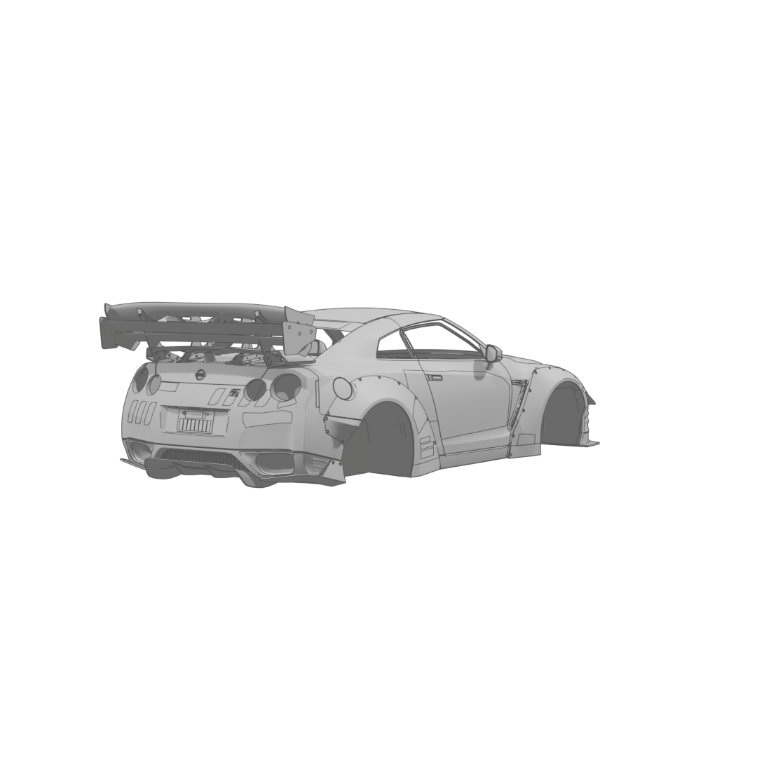 GT-R Track Garage Body Rear