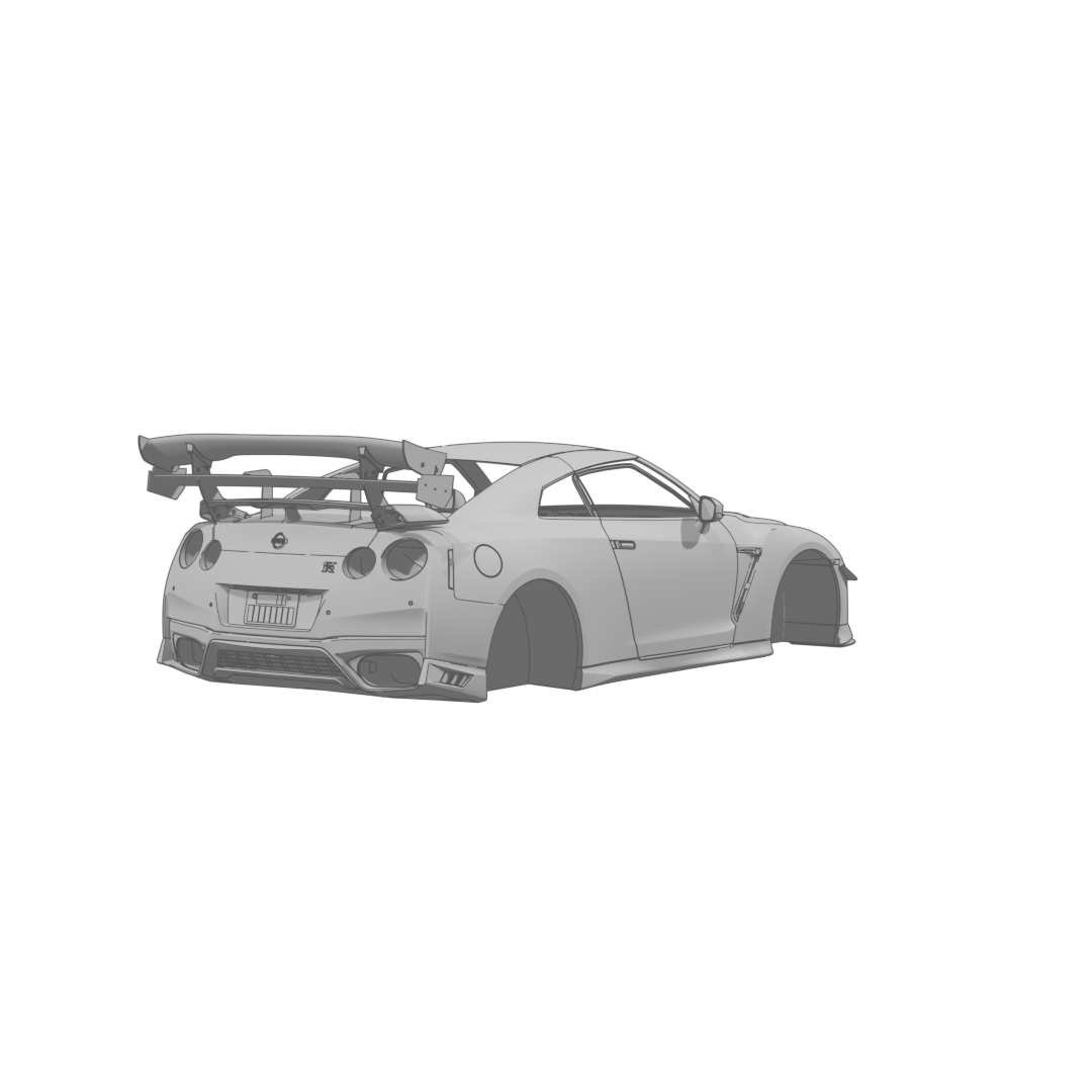Nissan GT-R rear