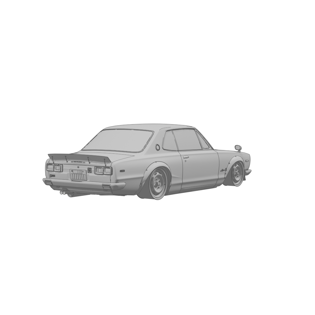 Skyline 2000 GT-R Rear