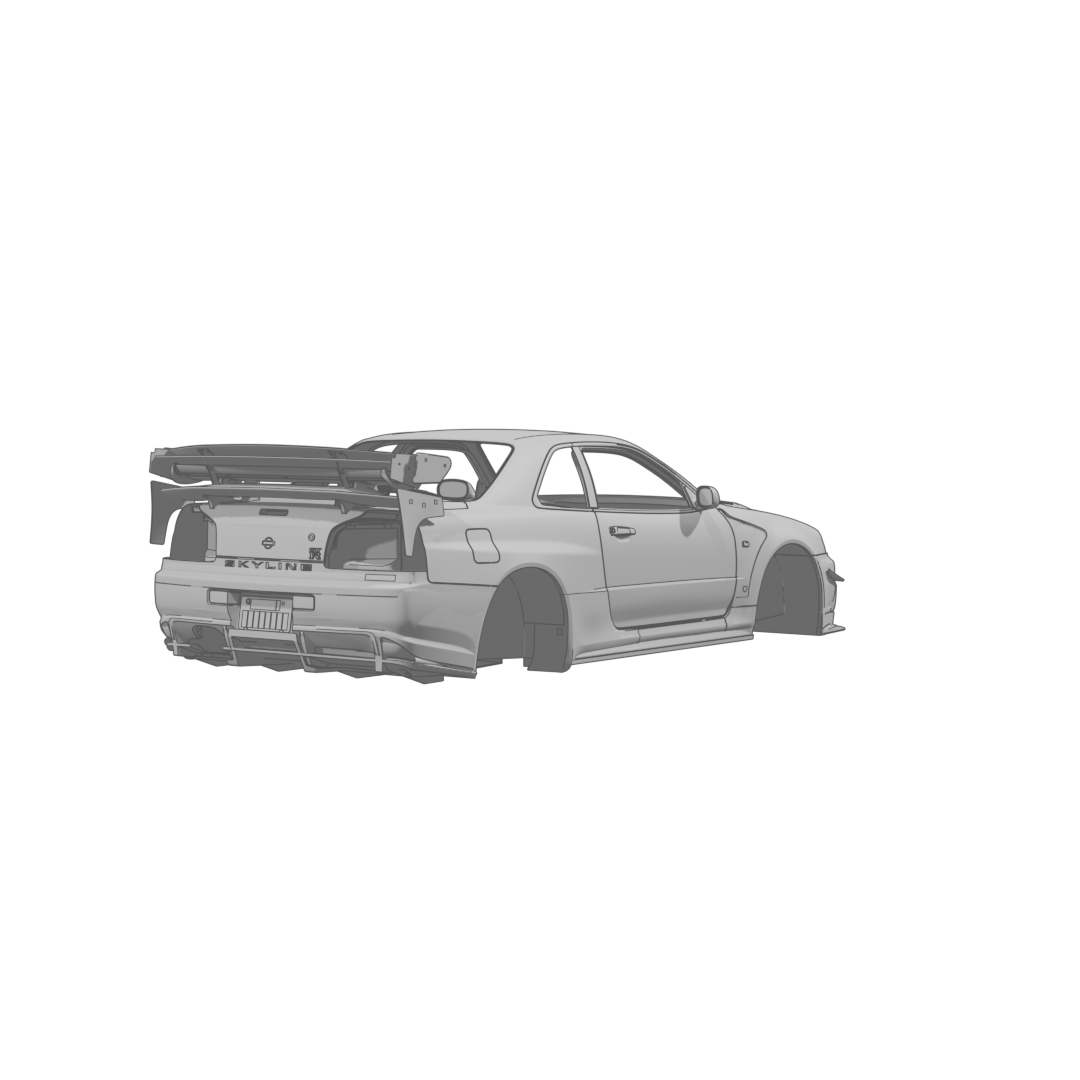 Skyline GT-R V-Spec II Body Rear