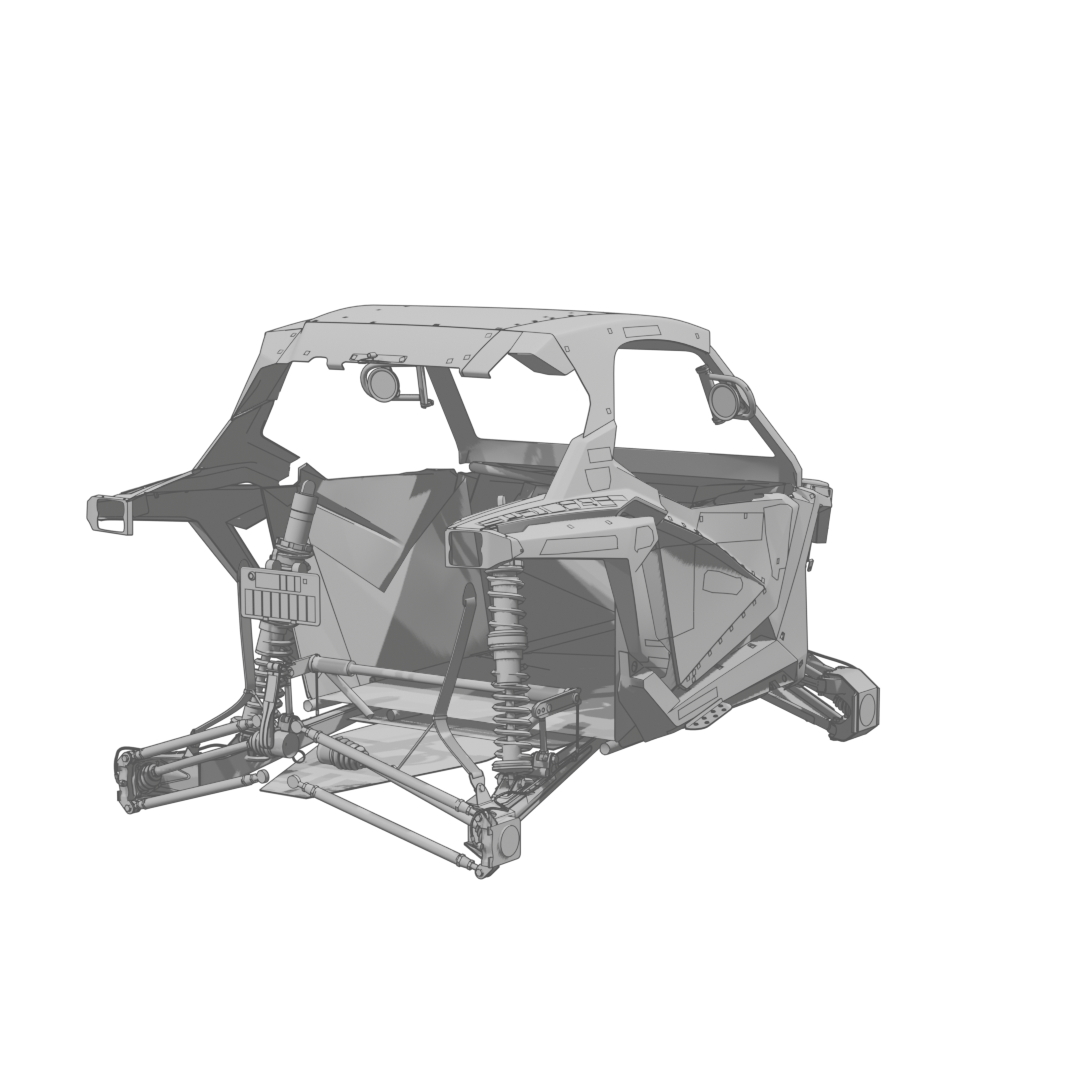 RZR Dakar Body Rear
